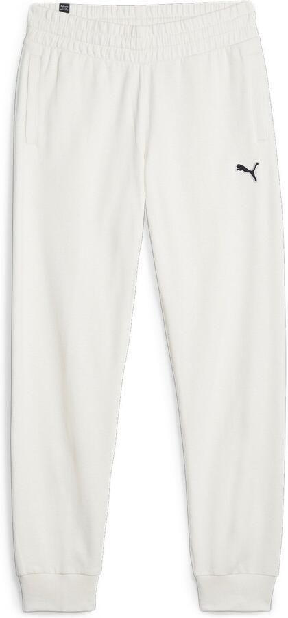 Puma Dames sweatpants met elastische taille en geborduurd logo Beige Dames