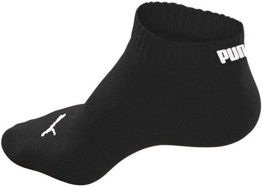 PUMA Korte sokken Ade d ribboorden zachte katoenmix (3 paar) - Foto 2