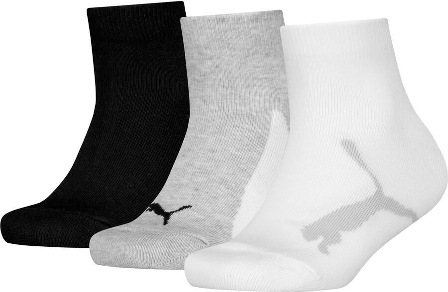 PUMA Korte sokken KIDS BWT QUARTER 3P met versterkte teenconstructie (Set van 3) - Foto 2