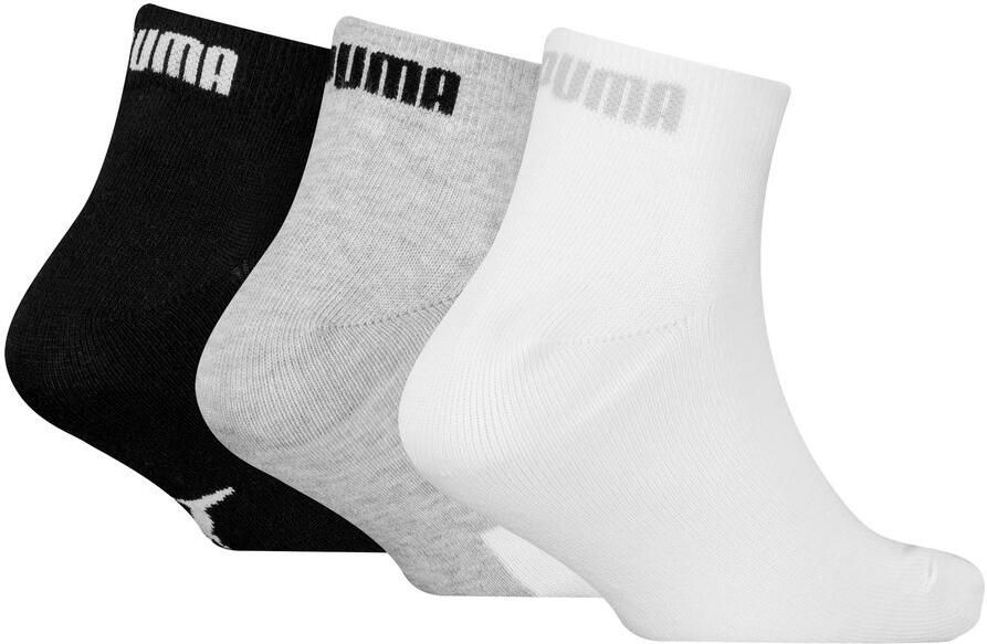 PUMA Korte sokken KIDS BWT QUARTER 3P met versterkte teenconstructie (Set van 3)
