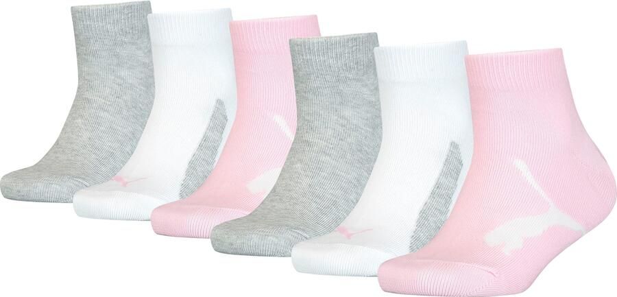 PUMA Korte sokken KIDS BWT QUARTER 6P ECOM (6 paar Set van 6) - Foto 3