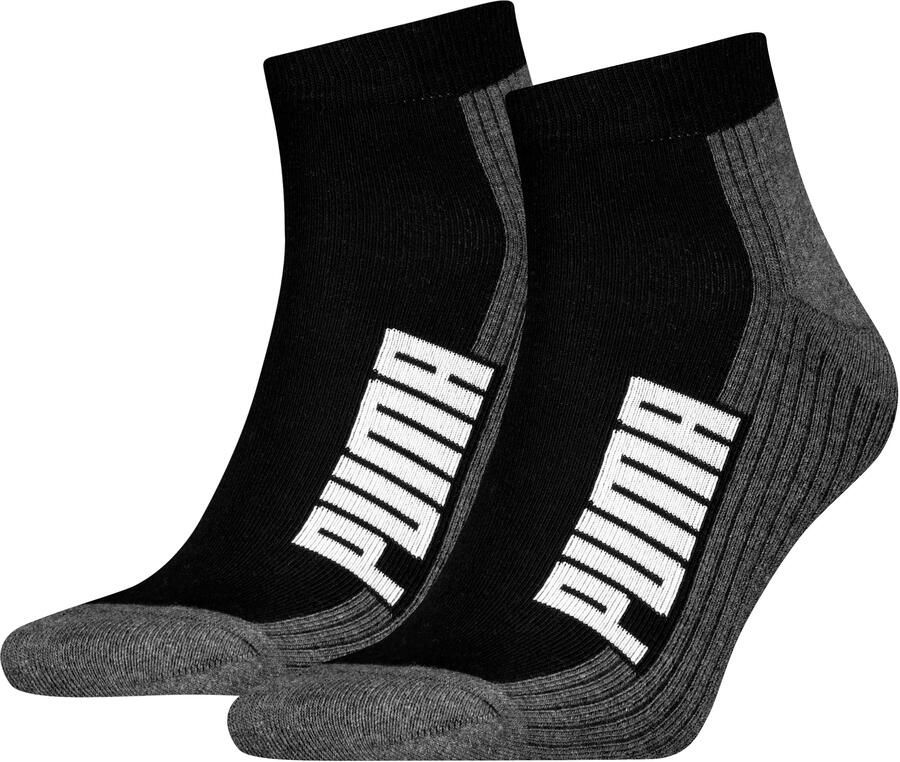 PUMA Korte sokken UNISEX BWT CUSHIONED QUARTER 2P (2 paar) - Foto 2