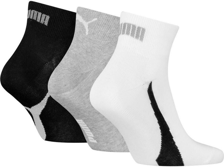 PUMA Korte sokken UNISEX LIFESTYLE QUARTER 3P (3 paar 3 paar) - Foto 3
