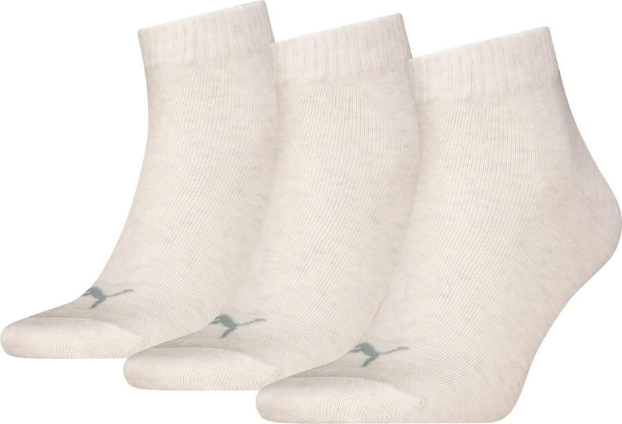 PUMA Korte sokken UNISEX QUARTER PLAIN 3P (3 paar 3 paar) - Foto 3