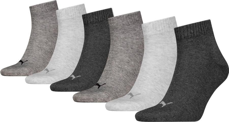 PUMA Korte sokken UNISEX QUARTER PLAIN 6P ECOM (6 paar) - Foto 2