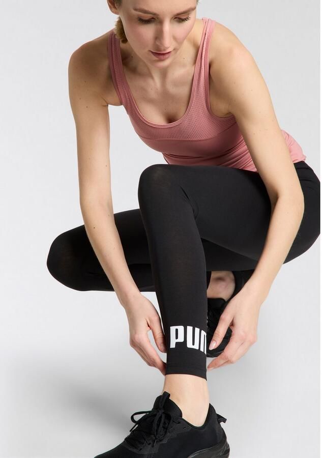 PUMA Legging ESS NO. 1 LOGO LEGGINGS aangename katoenmix voor fitness sport en vrije tijd - Foto 9