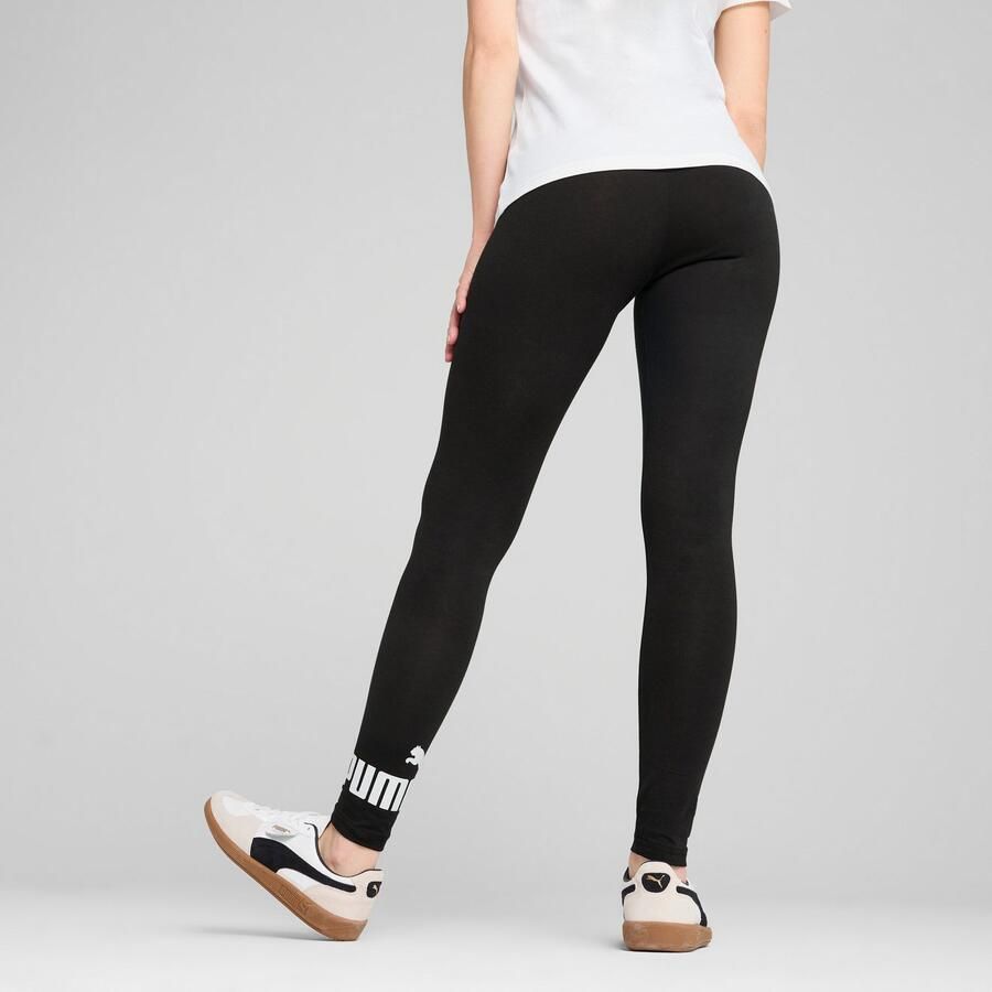 PUMA Legging ESS NO. 1 LOGO LEGGINGS aangename katoenmix voor fitness sport en vrije tijd
