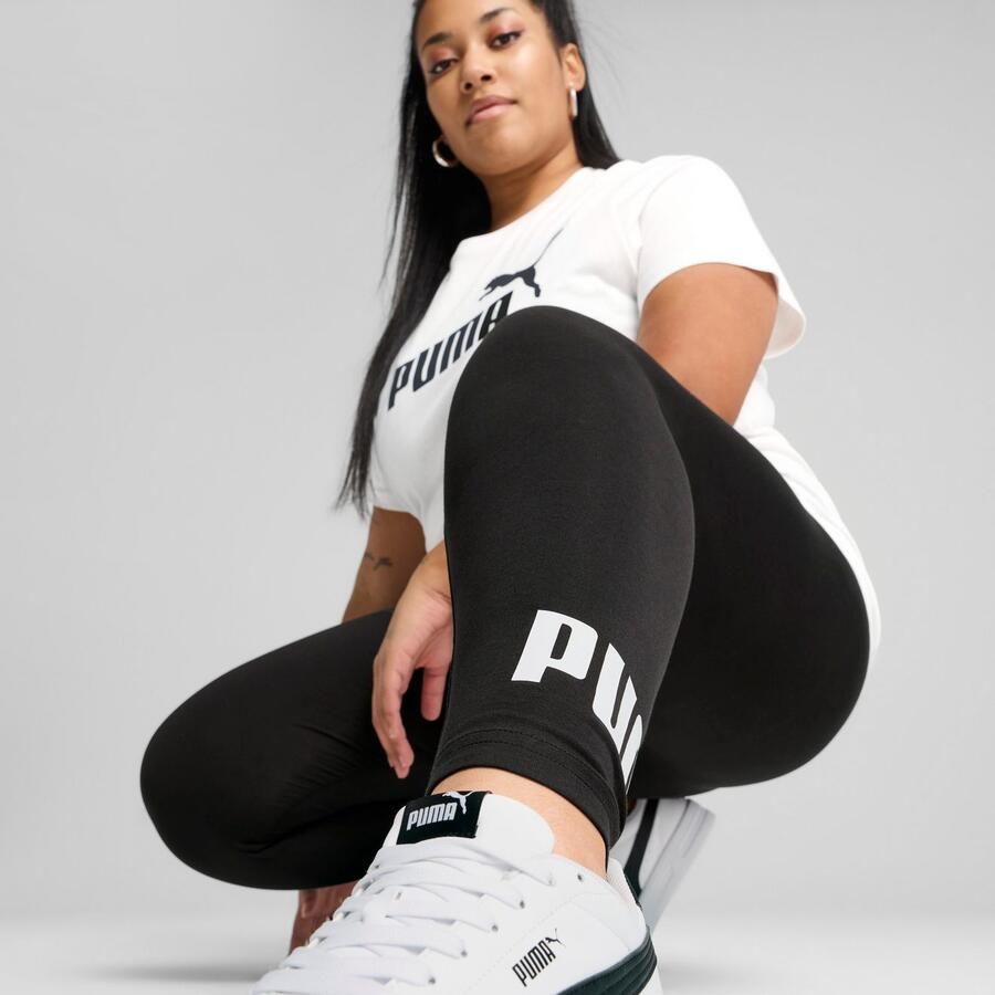 PUMA Legging ESS NO. 1 LOGO LEGGINGS aangename katoenmix voor fitness sport en vrije tijd - Foto 3