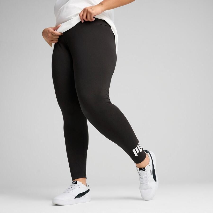 PUMA Legging ESS NO. 1 LOGO LEGGINGS aangename katoenmix voor fitness sport en vrije tijd - Foto 5