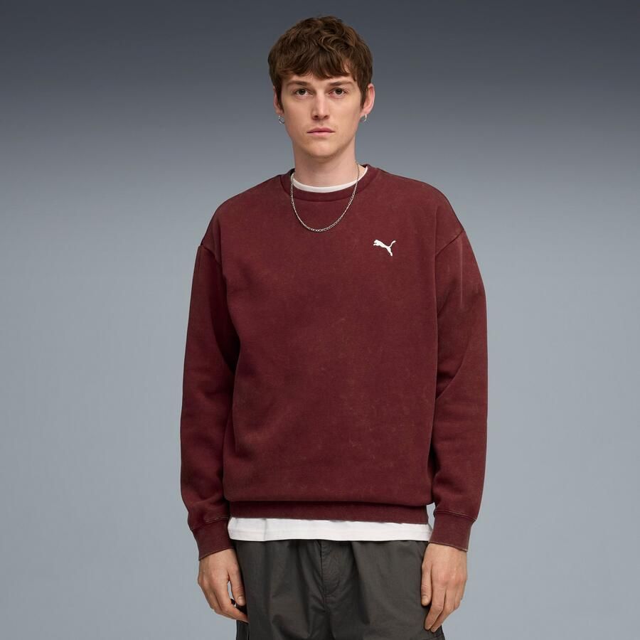 PUMA Shirt met lange mouwen ESS ELEVATED RELAXED WASH CREW FL - Foto 4