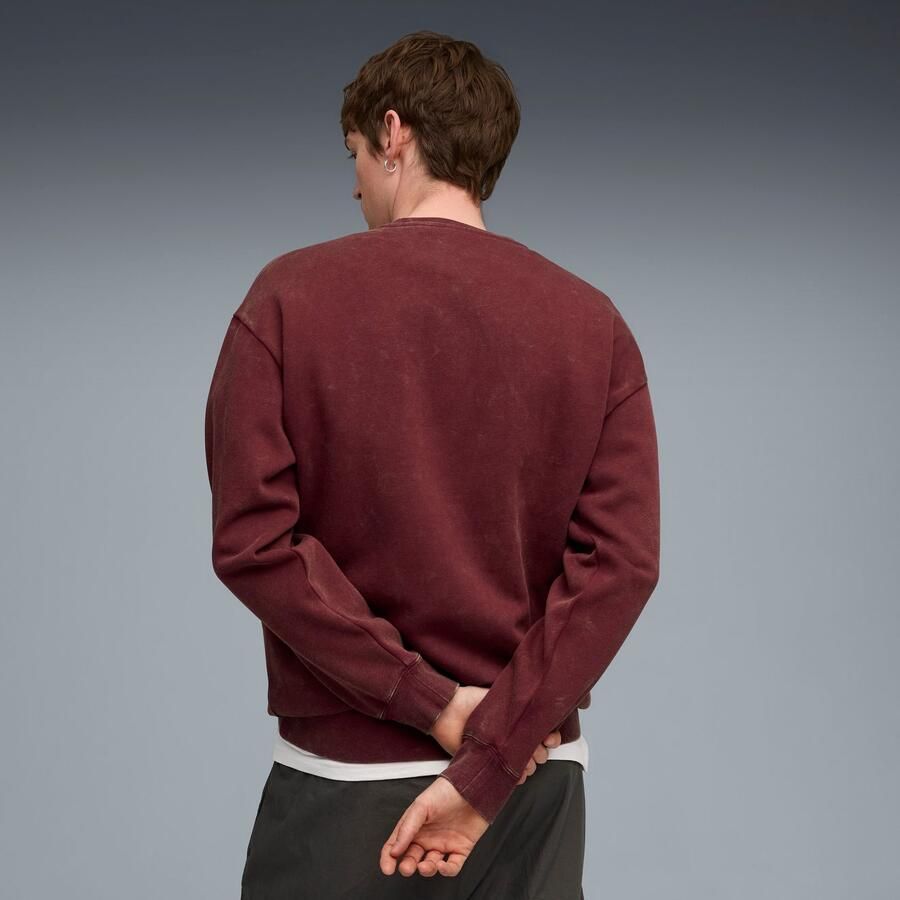 PUMA Shirt met lange mouwen ESS ELEVATED RELAXED WASH CREW FL