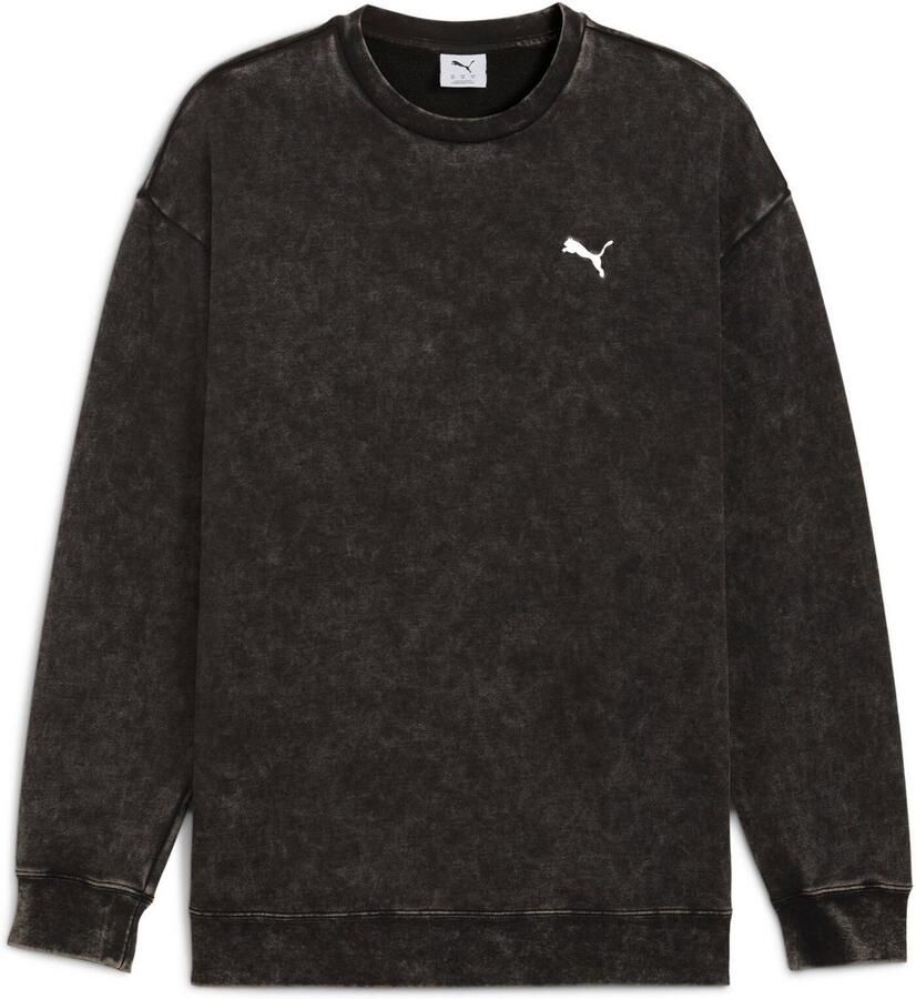 PUMA Shirt met lange mouwen ESS ELEVATED RELAXED WASH CREW FL - Foto 3