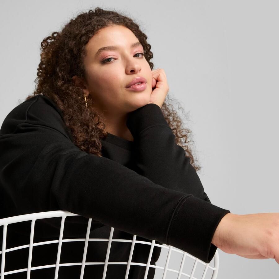 PUMA Shirt met lange mouwen ESS SMALL NO. 1 LOGO RELAXED CREW TR - Foto 3