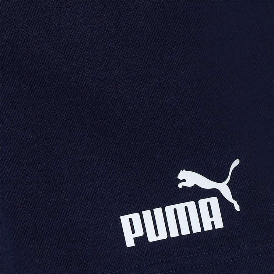 Puma sweatshort donkerblauw Jongens Katoen Logo 128 - Foto 3