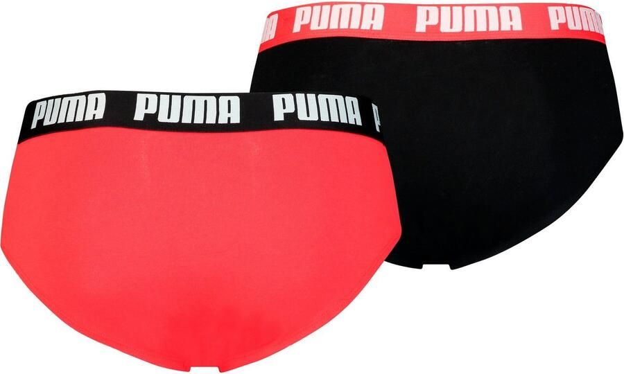 Puma Rood zwart heren dagelijkse slips 2-pack Multicolor Heren - Foto 3
