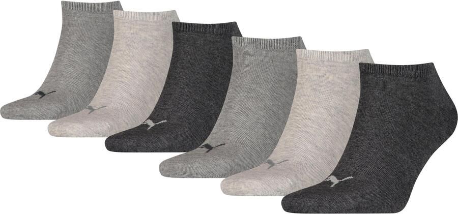 PUMA Sneakersokken PU Sneaker Socks 6-pack met modieuze -branding (6 paar Set van 6) - Foto 3