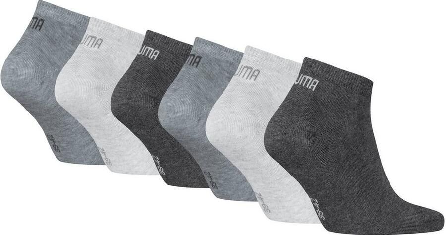 PUMA Sneakersokken PU Sneaker Socks 6-pack met modieuze -branding (6 paar Set van 6) - Foto 3