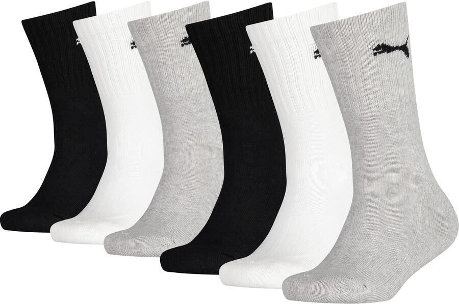 PUMA Sokken JUNIOR CREW SOCK 6P ECOM gepolsterde zool voor extra comfort (6 paar 6 paar) - Foto 3