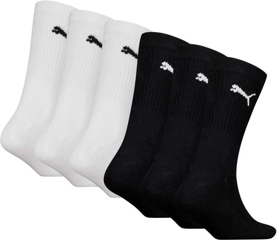 PUMA Sokken JUNIOR CREW SOCK 6P ECOM gepolsterde zool voor extra comfort (6 paar 6 paar)