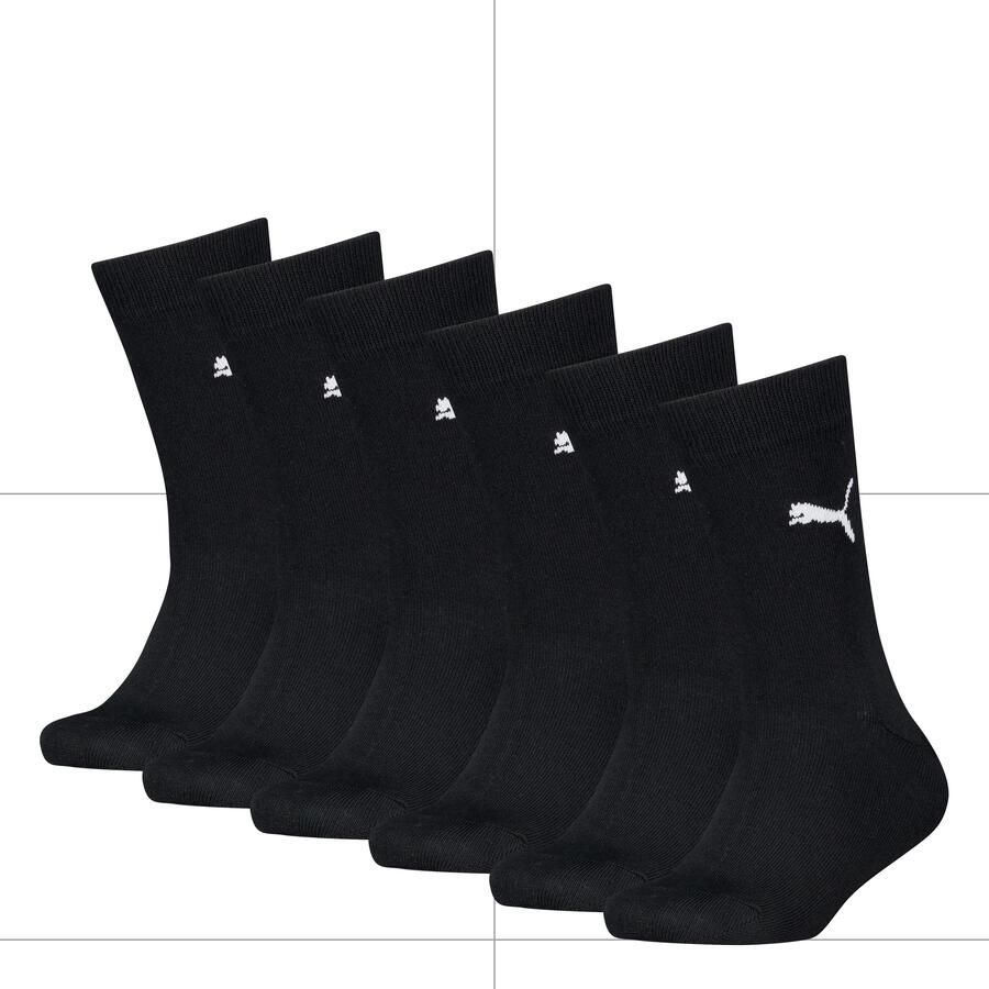 PUMA Sokken KIDS EASY RIDER 6P ECOM Sportsokken geribde boorden logo (6 paar) - Foto 2
