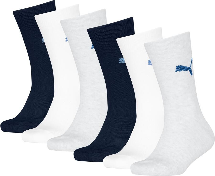 PUMA Sokken KIDS EASY RIDER 6P ECOM Sportsokken geribde boorden logo (6 paar) - Foto 2