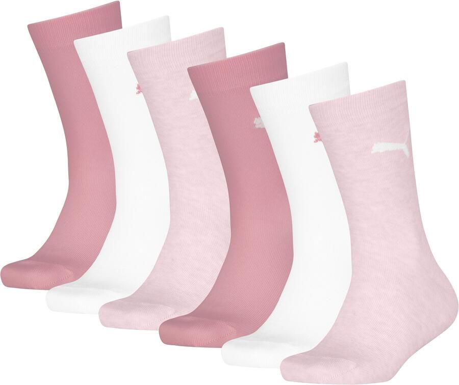 PUMA Sokken KIDS EASY RIDER 6P ECOM Sportsokken geribde boorden logo (6 paar) - Foto 2