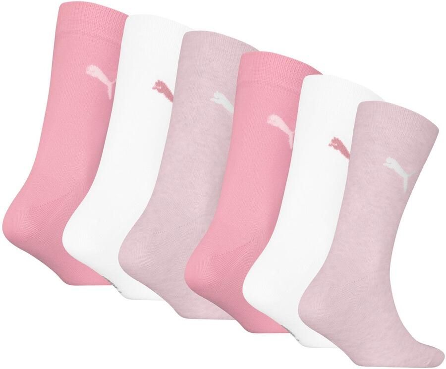 PUMA Sokken KIDS EASY RIDER 6P ECOM Sportsokken geribde boorden logo (6 paar)