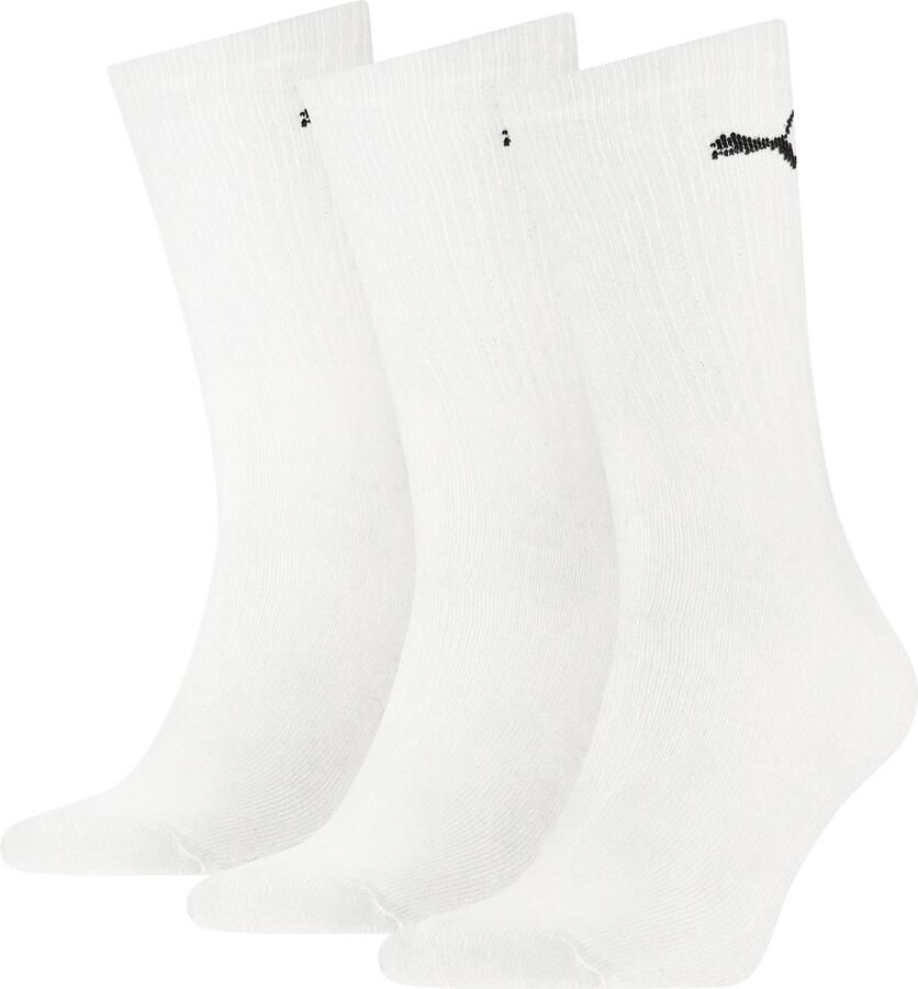 Puma 3-Pack Sokken Upgrade Jouw Collectie met Hoogwaardig Comfort White Unisex - Foto 3