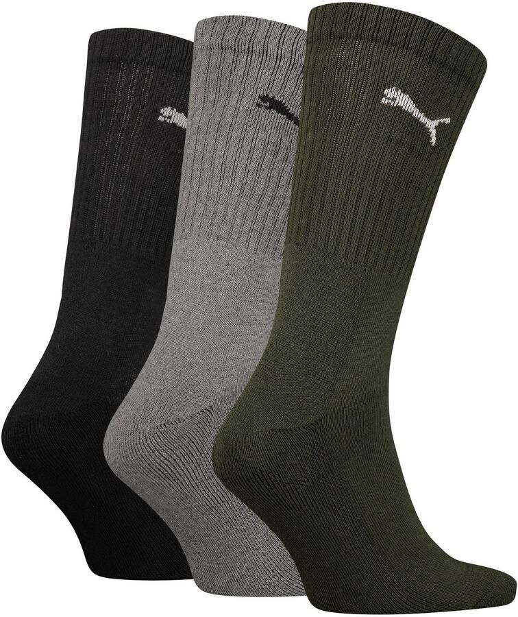 PUMA Sokken UNISEX CREW SOCK 3P (3 paar)