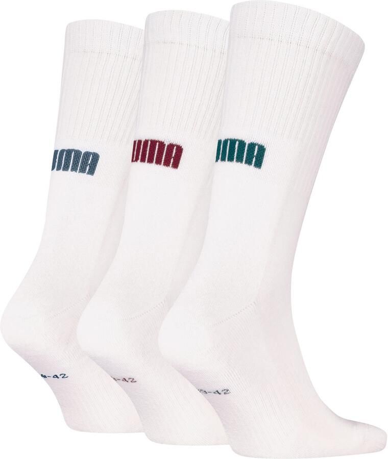 PUMA Sokken UNISEX CUSHIONED NEXT CREW 3P met zoneschumping voor extra comfort (3 paar 3 paar) - Foto 2