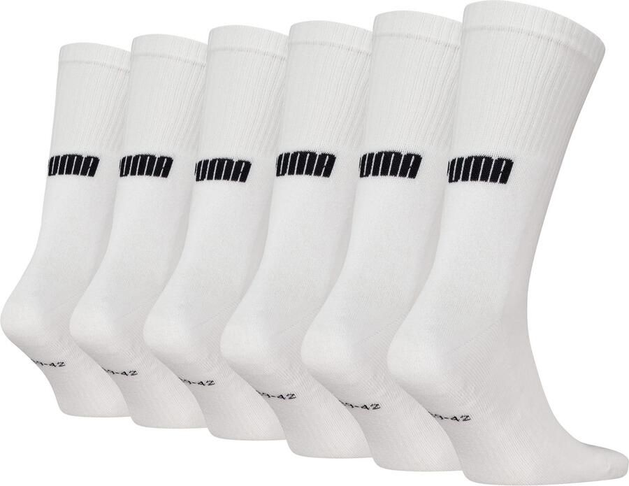 PUMA Sokken UNISEX CUSHIONED NEXT CREW 6P ECOM (6 paar)