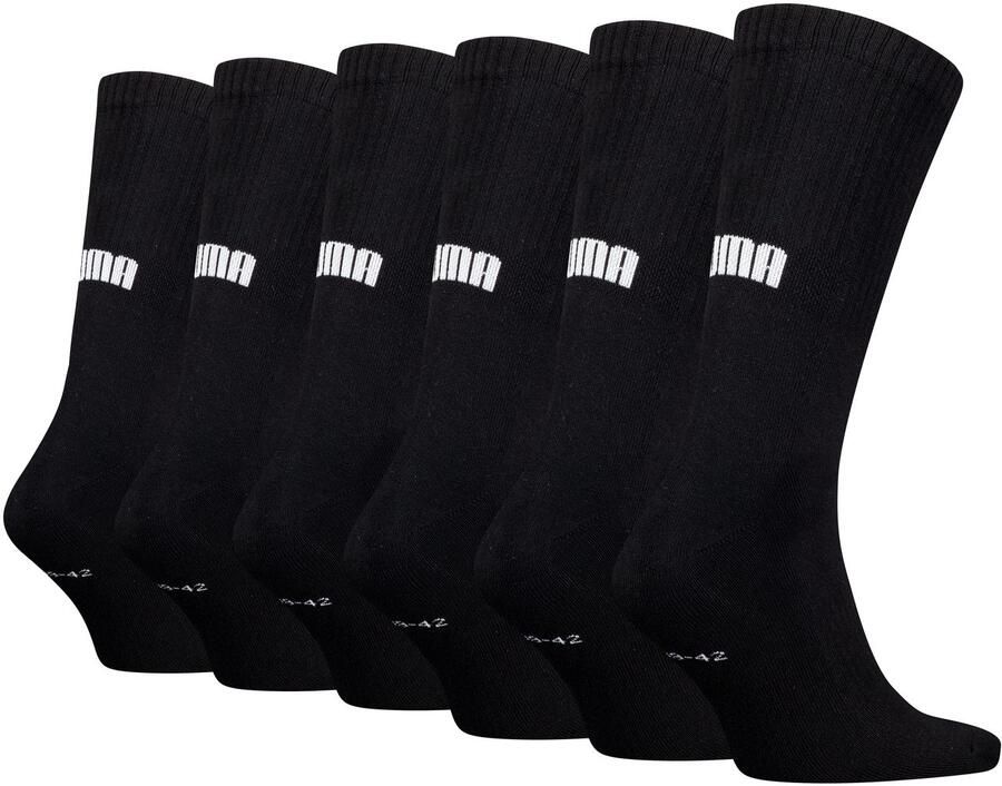 PUMA Sokken UNISEX CUSHIONED NEXT CREW 6P ECOM (6 paar)