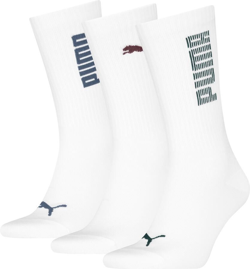 PUMA Sokken UNISEX RIB LOGO CREW SOCK 3P (3 paar Set van 3) - Foto 2