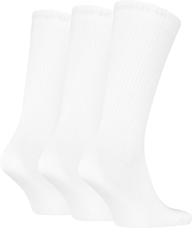 PUMA Sokken UNISEX RIB LOGO CREW SOCK 3P (3 paar Set van 3)