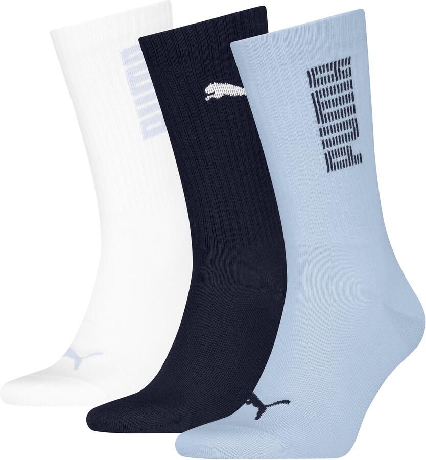 PUMA Sokken UNISEX RIB LOGO CREW SOCK 3P (3 paar Set van 3) - Foto 2