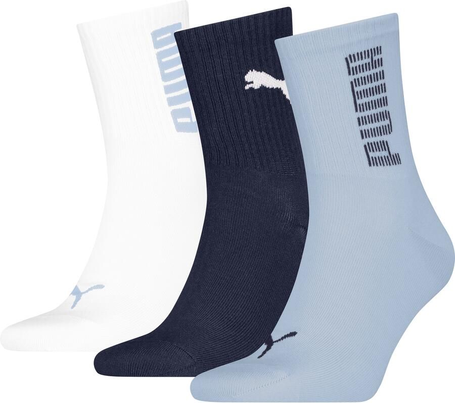 PUMA Sokken UNISEX RIB LOGO SHORT SOCK 3P (Set van 3) - Foto 2