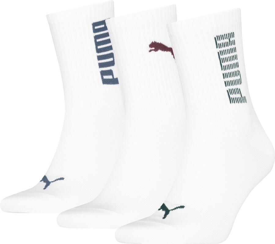 PUMA Sokken UNISEX RIB LOGO SHORT SOCK 3P (Set van 3) - Foto 2