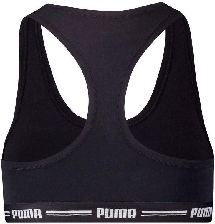 PUMA Sportbustier WOMEN RACER BACK TOP 1P HANG Racerback-rug logo-onderborstband zonder beugel elastisch - Foto 4