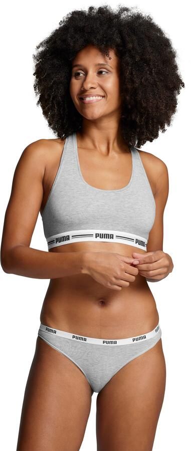 PUMA Sportbustier WOMEN RACER BACK TOP 1P HANG Racerback-rug logo-onderborstband zonder beugel elastisch - Foto 6