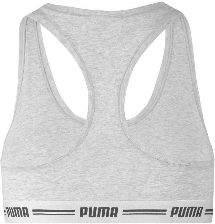 PUMA Sportbustier WOMEN RACER BACK TOP 1P HANG Racerback-rug logo-onderborstband zonder beugel elastisch - Foto 4