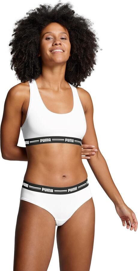 PUMA Sportbustier WOMEN RACER BACK TOP 1P HANG Racerback-rug logo-onderborstband zonder beugel elastisch - Foto 7