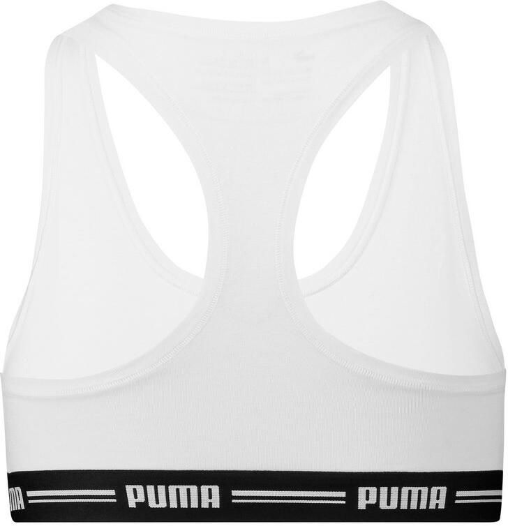 PUMA Sportbustier WOMEN RACER BACK TOP 1P HANG Racerback-rug logo-onderborstband zonder beugel elastisch - Foto 5