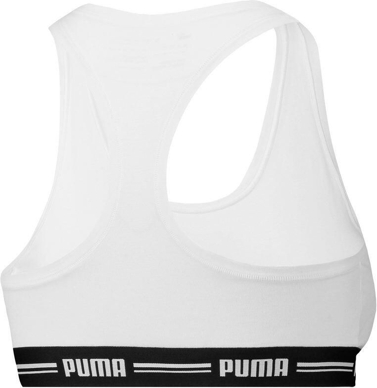 PUMA Sportbustier WOMEN RACER BACK TOP 1P HANG Racerback-rug logo-onderborstband zonder beugel elastisch - Foto 2