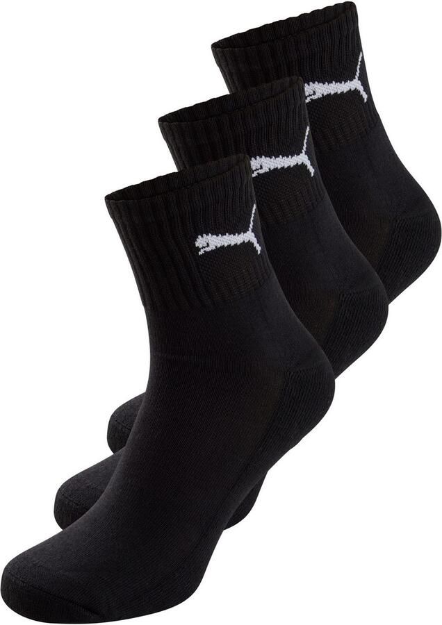 Puma Sokken met labeldetail in een set van 3 paar model 'SHORT CREW' - Foto 4