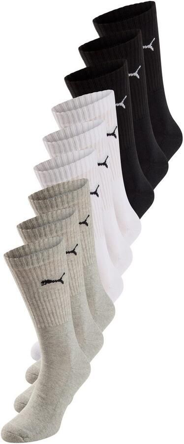 Puma Sokken met labeldetail in een set van 9 paar model 'UNISEX CREW SOCK' - Foto 4