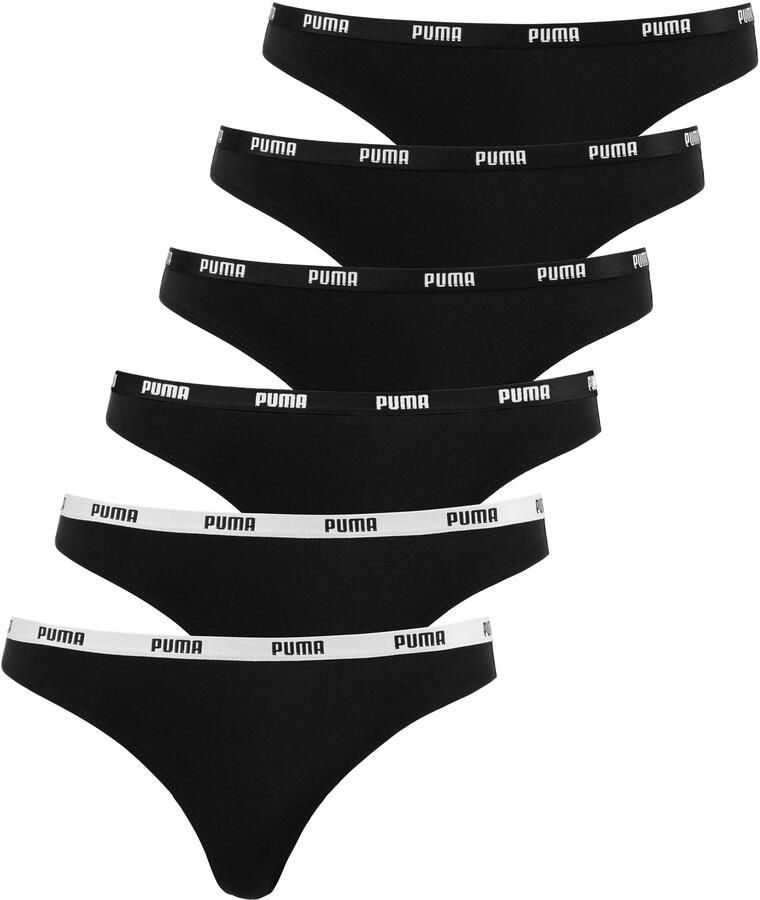 Puma String met elastische band met label in een set van 6 stuks - Foto 5