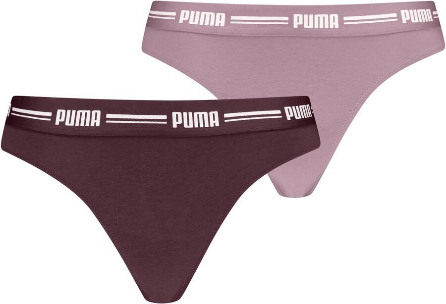 PUMA String WO STRING 2P met smalle elastische logo-tailleband (Set van 2) - Foto 6