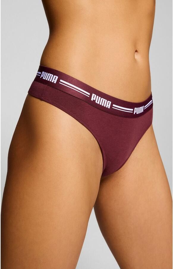 PUMA String WO STRING 2P met smalle elastische logo-tailleband (Set van 2) - Foto 2