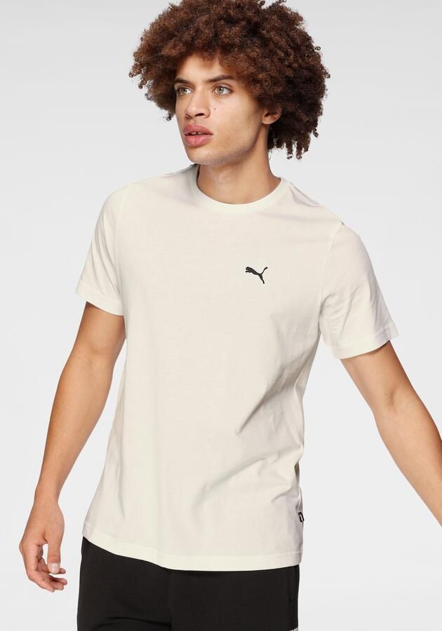 Puma Crème Geborduurd Logo T-shirt Beige Heren - Foto 5