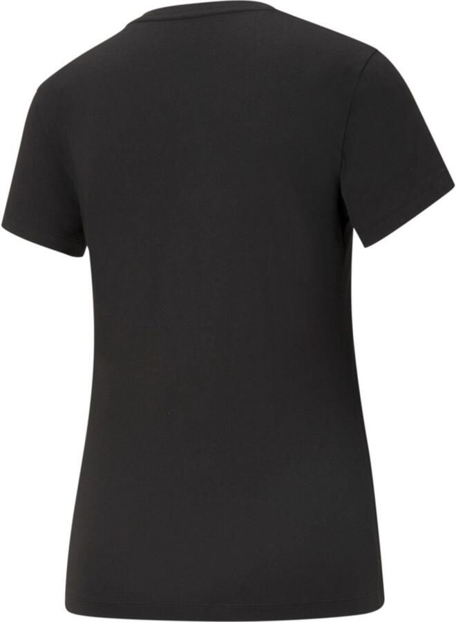 Puma Slim Fit Logo Print T-Shirt Zwart Dames - Foto 2